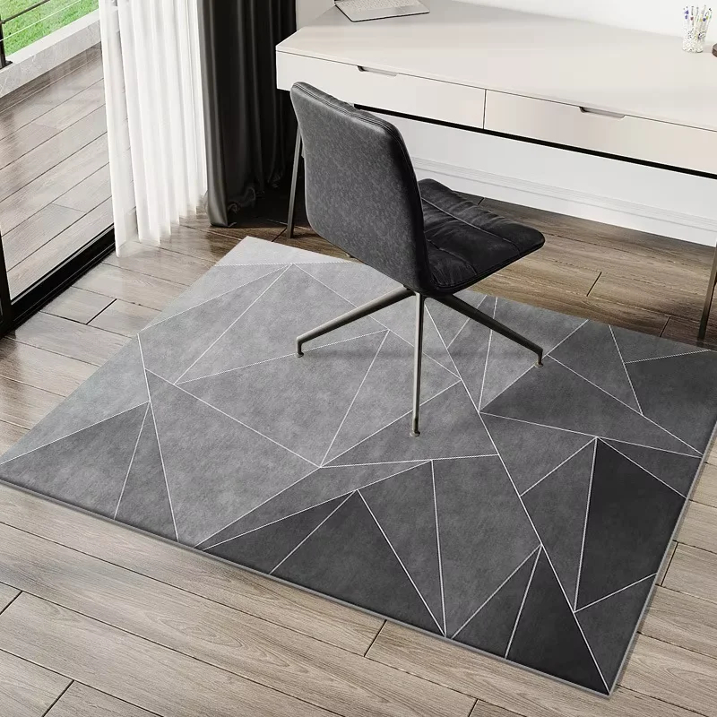 Home Bathroom Floor Mats - VIKAMA Modern Geometric Chair Floor Mat