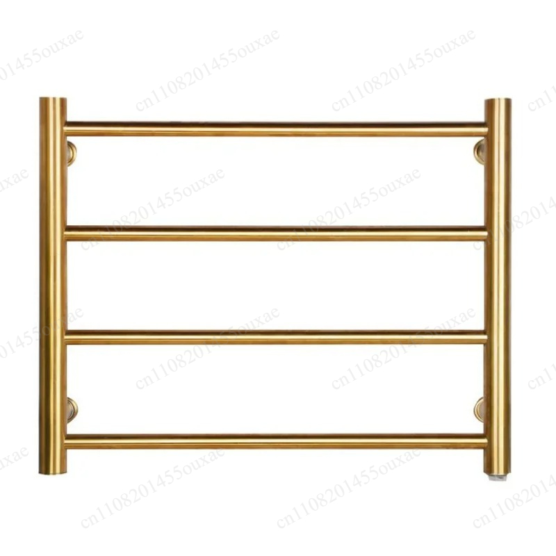 Towel Warmer Electric - Gold 304 Stainless Steel 4-Bar Electric