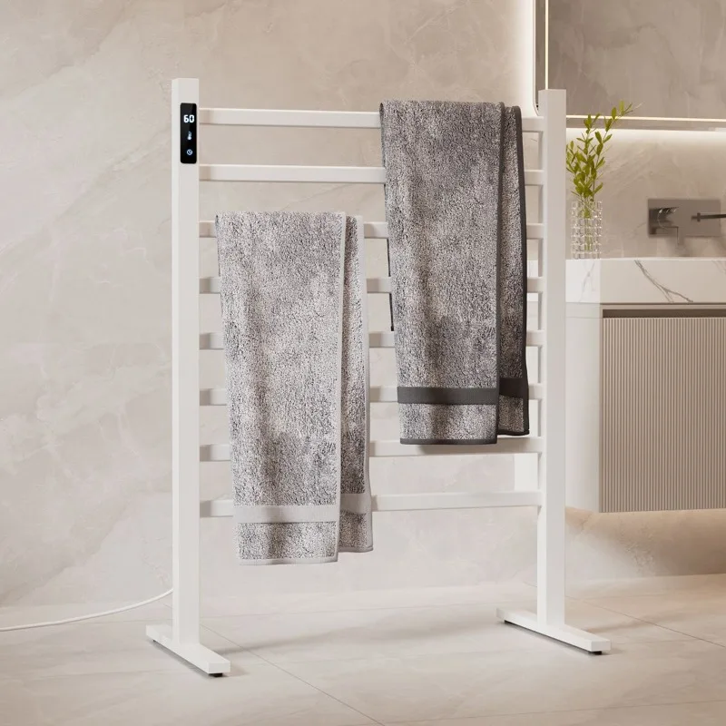 Towel Warmer Electric - Aluminum Electric Heated Towel Rack Floor