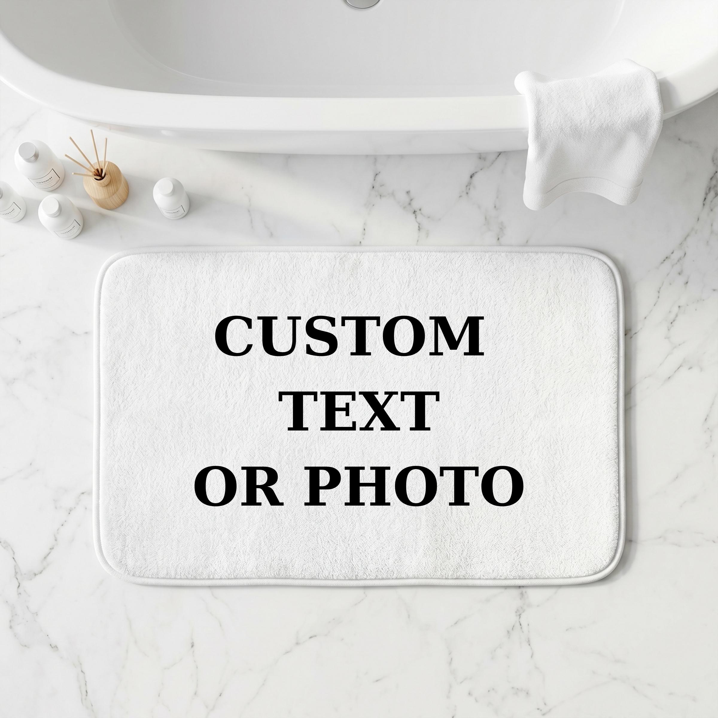 Home Bathroom Floor Mats - Personalized Custom Floor Mat Custom Photo