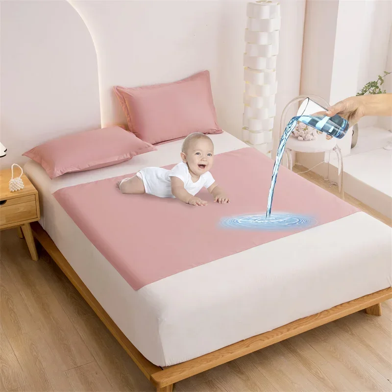 Home Bathroom Urinal - Waterproof Cloth Washable Diapering Mat for