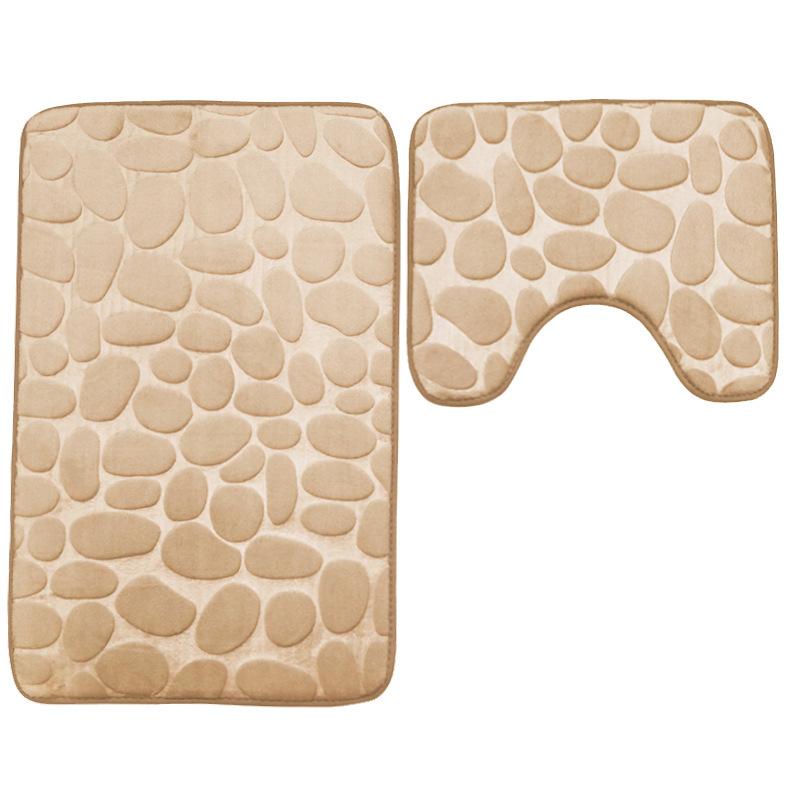 1/2 Piece Grey Bathroom Rug Se - đánh giá và giá Home Toilet Bathroom Design