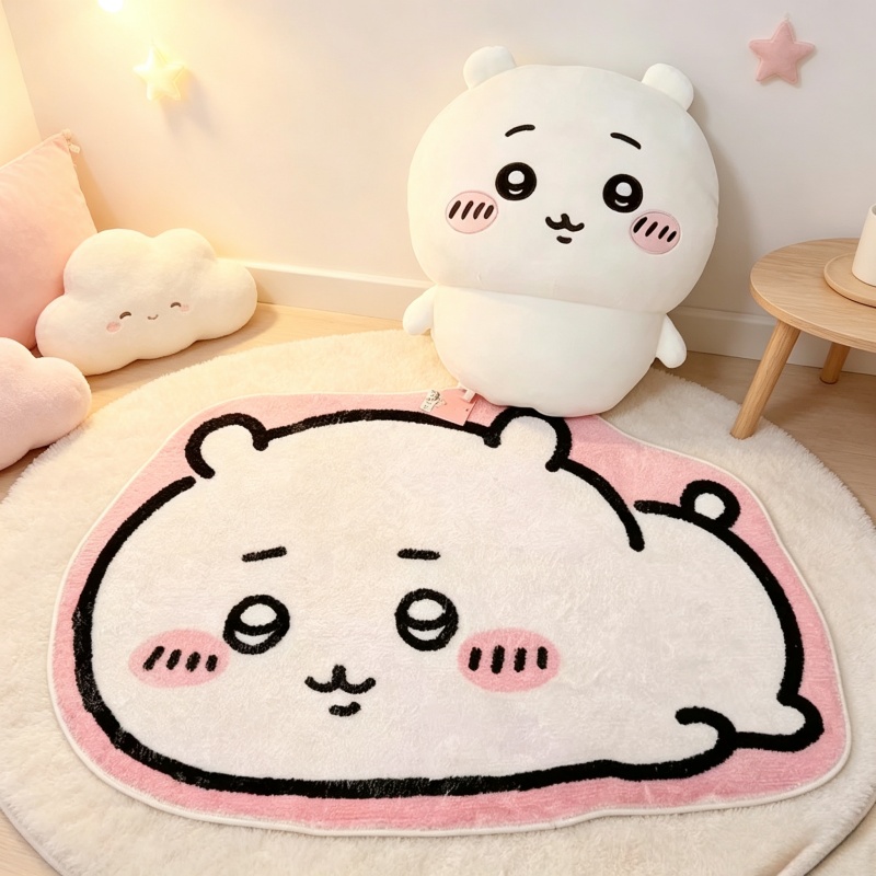 Hot Chiikawa Cartoon Rug Anime - đánh giá và giá Home Bathroom Floor Mats