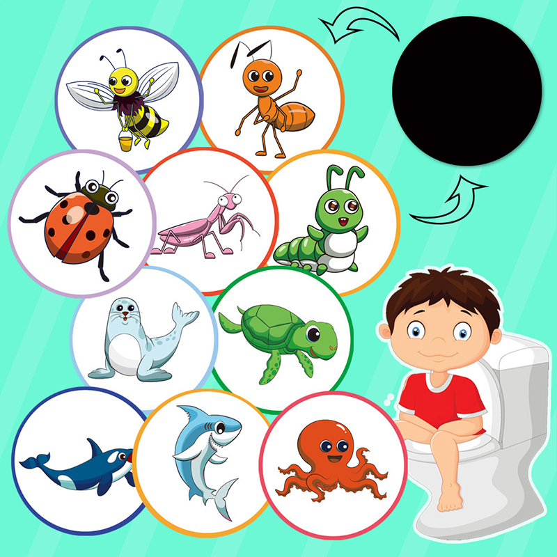 Color Changing Toilet Sticker  - đánh giá và giá Home Bathroom Urinal
