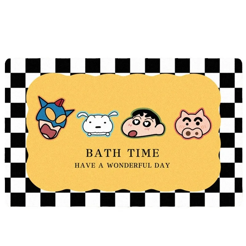 Cartoon Cute Crayon Shin-chan  - đánh giá và giá Home Bathroom Floor Mats