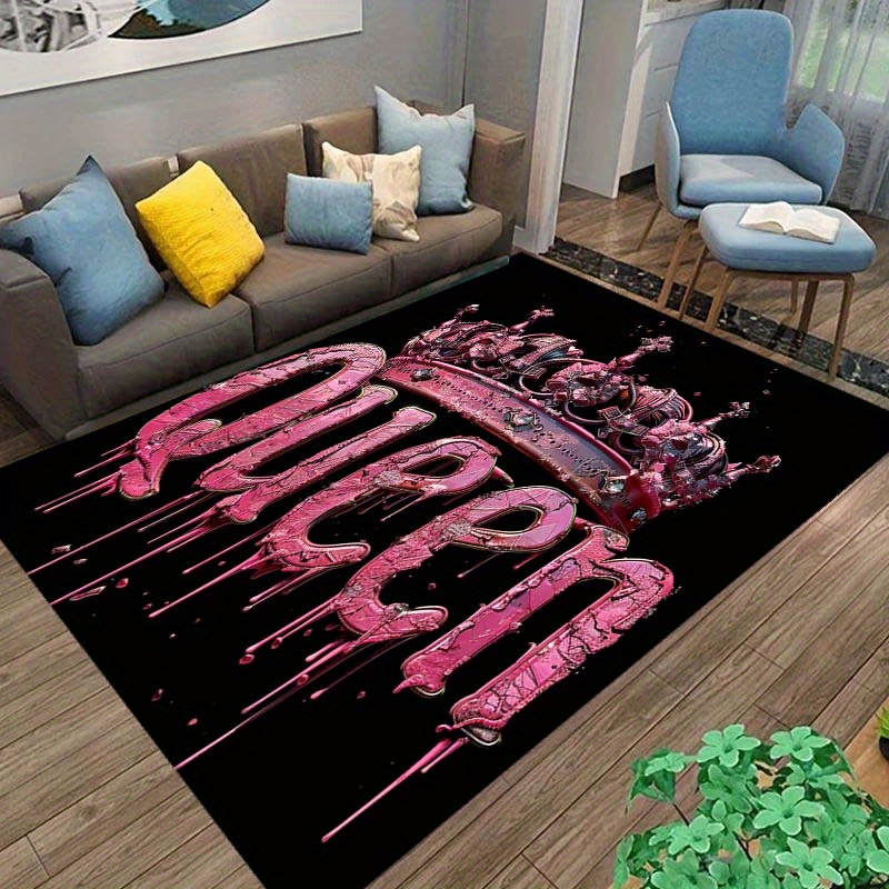 Queen Fashion Print Non-Slip D - đánh giá và giá Home Toilet Bathroom Design