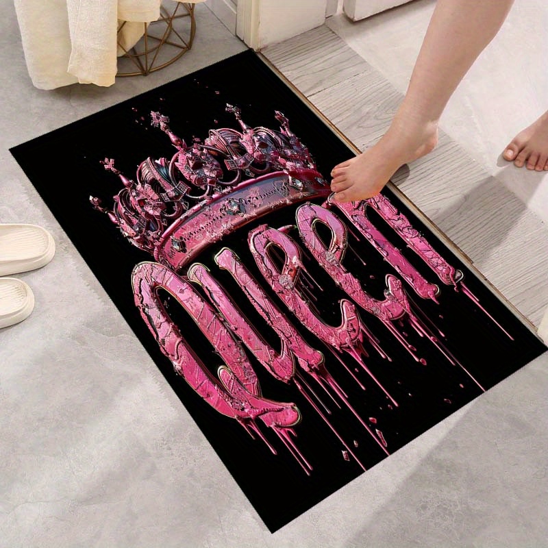 Queen Fashion Print Non-Slip D - đánh giá và giá Home Toilet Bathroom Design