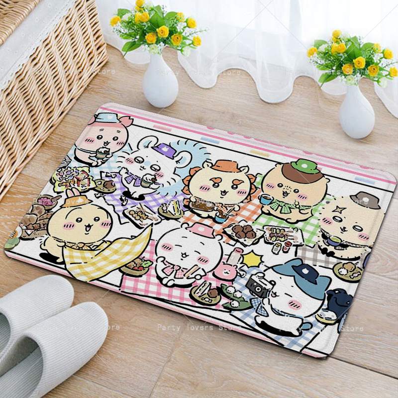 Anime Chiikawas Flannel Carpet - đánh giá và giá Home Bathroom Floor Mats