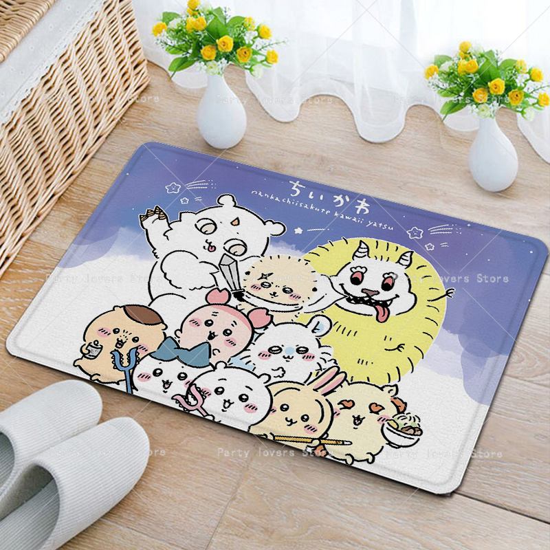 Anime Chiikawas Flannel Carpet - đánh giá và giá Home Bathroom Floor Mats