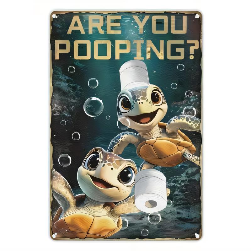Vintage Iron Tin Sign, Cute Tu - đánh giá và giá Home Toilet Bathroom Design