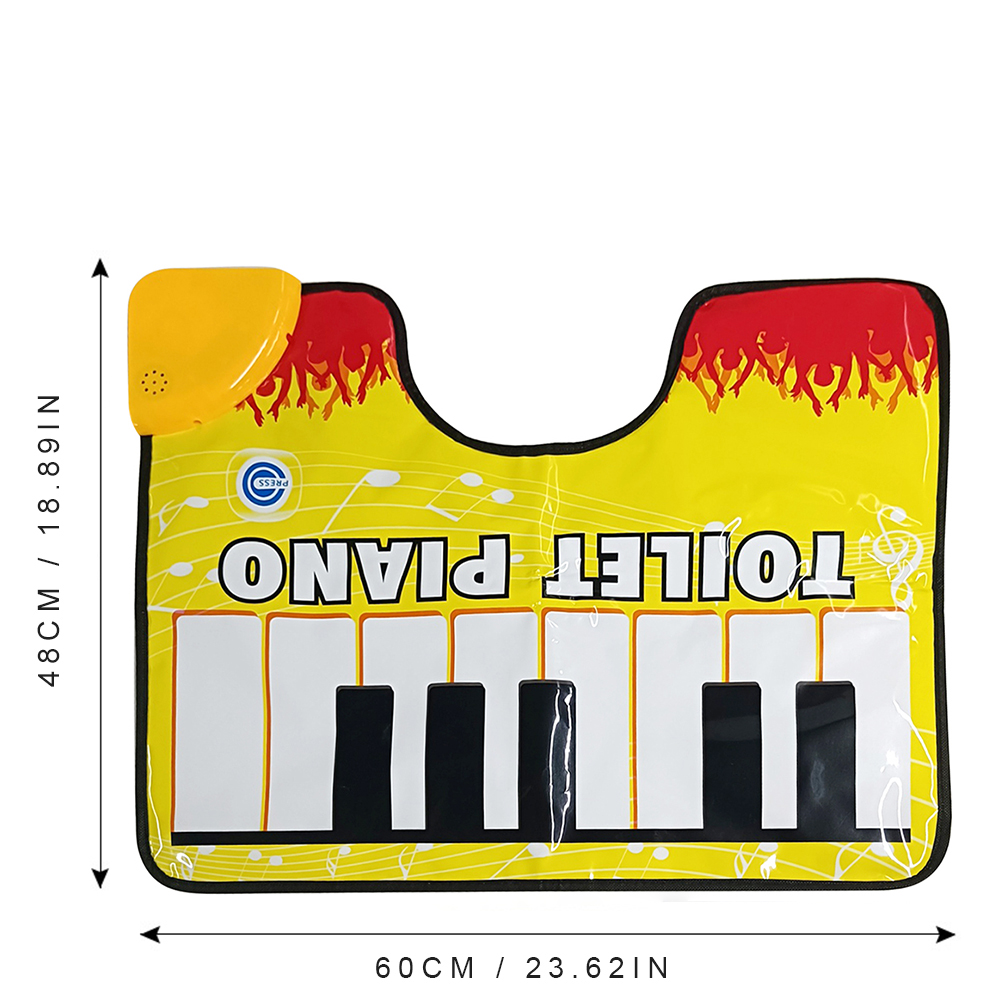 Toilet Piano Mat Novelty Potty - đánh giá và giá Home Bathroom Floor Mats