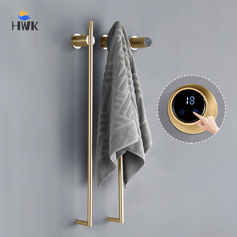 2026 Brushed Gold Bathroom Ele - đánh giá và giá Towel Warmer Electric